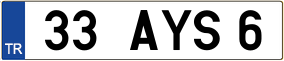 Truck License Plate
